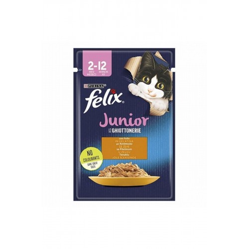 Pouch Junior Tavuklu Yavru Kedi Konservesi 85 gr Pouch Junior Tavuklu Yavru Kedi Konservesi 85 gr