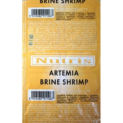 Nutris Artemia Brine Shrimp 100gr / 24küp Nutris Artemia Brine Shrimp 100gr / 24küp
