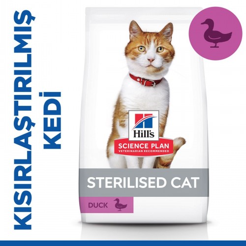 SCIENCE PLAN Ördekli Kısırlaştırılmış Yetişkin Kedi Maması 10 Kg