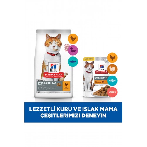 SCIENCE PLAN Ördekli Kısırlaştırılmış Yetişkin Kedi Maması 10 Kg SCIENCE PLAN Ördekli Kısırlaştırılmış Yetişkin Kedi Maması 10 Kg