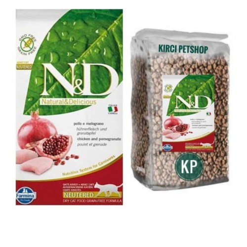 Nd Düşük Tahıllı Tavuk Ve Narlı Kısırlaştırılmış Kedi Maması 1 Kg Nd Düşük Tahıllı Tavuk Ve Narlı Kısırlaştırılmış Kedi Maması 1 Kg