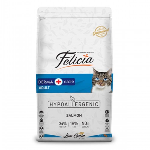 Hypoallergenic Somonlu Düşük Tahıllı Yetişkin Kedi Maması 12 Kg