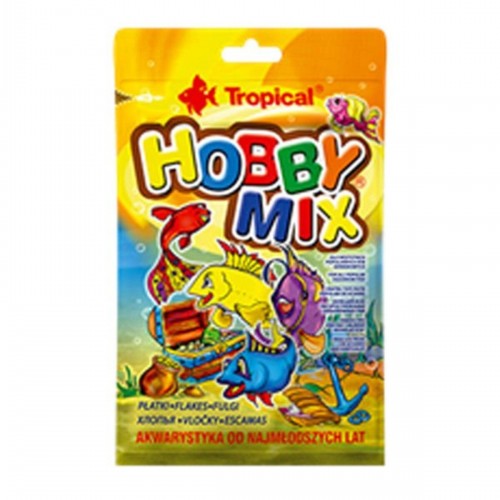 Hobby Mix Küçük Akvaryum Balıkları Için Karışık Pul Yem 12 gr Hobby Mix Küçük Akvaryum Balıkları Için Karışık Pul Yem 12 gr