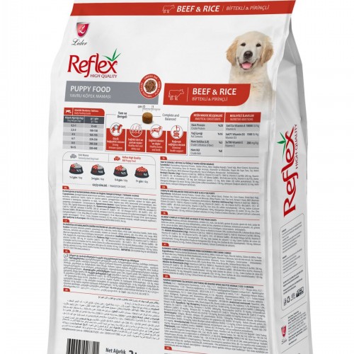 Biftekli Ve Pirinçli Yavru Köpek Maması 3 Kg