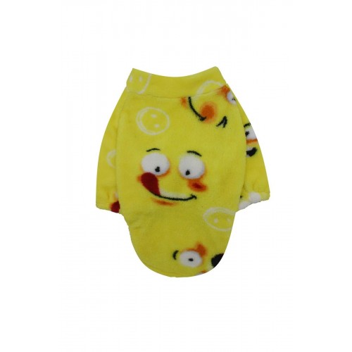Yellow Smile Büyük Irk Welsoft Sweat Orta Büyük Irk Köpek Kıyafeti Yellow Smile Büyük Irk Welsoft Sweat Orta Büyük Irk Köpek Kıyafeti