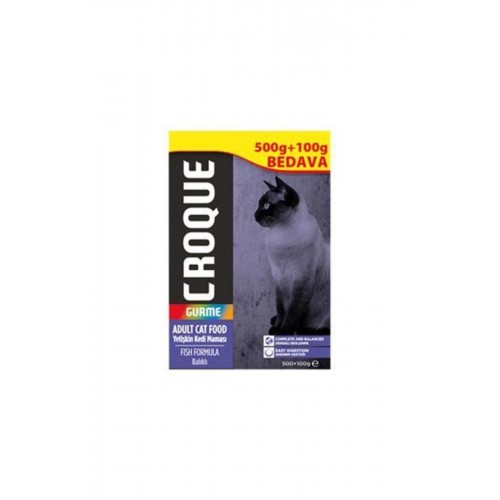 Croque Tavuklu Yetişkin Kedi Maması 500 100g Croque Tavuklu Yetişkin Kedi Maması 500 100g