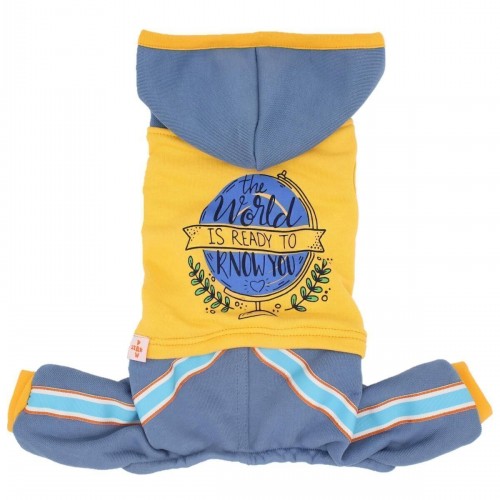 Sarı The World Tulum Kedi Köpek Tulumu Kedi Köpek Kıyafeti