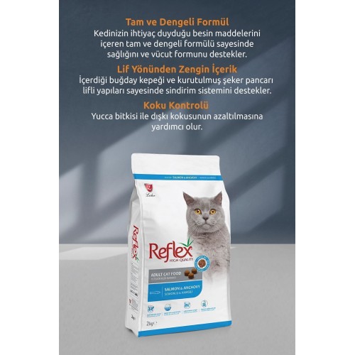 Somonlu Ve Hamsili Yetiskin Kedi Mamasi 15kg Somonlu Ve Hamsili Yetiskin Kedi Mamasi 15kg
