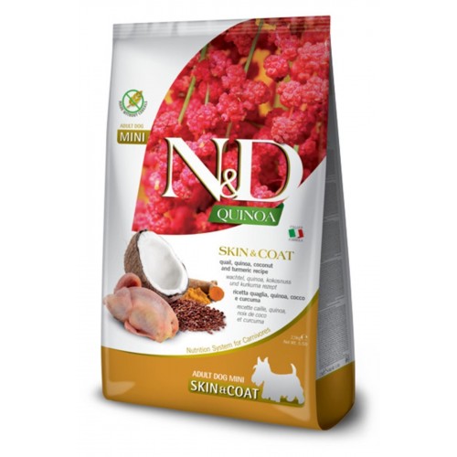Quinoa Skin&coat Bıldırcın Ve Hindistan Cevizli Adult Mini Köpek Maması 2,5 Kg Quinoa Skin&coat Bıldırcın Ve Hindistan Cevizli Adult Mini Köpek Maması 2,5 Kg