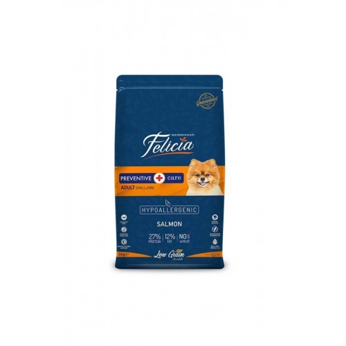 Az Tahıllı Yetişkin Somonlu Small /mini Hypoallergenic Köpek Maması 3 kg Az Tahıllı Yetişkin Somonlu Small /mini Hypoallergenic Köpek Maması 3 kg