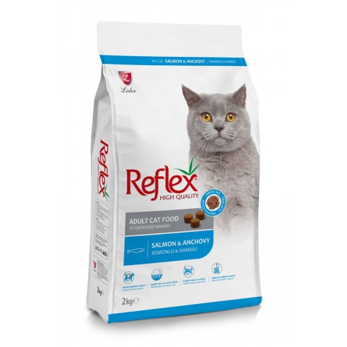 Refleks Somonlu Hamsili Yetişkin Kedi Maması 2 Kg Refleks Somonlu Hamsili Yetişkin Kedi Maması 2 Kg