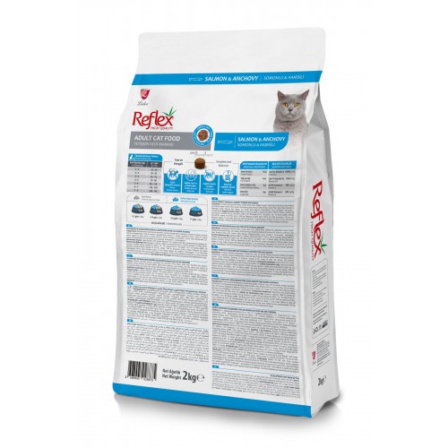 Refleks Somonlu Hamsili Yetişkin Kedi Maması 2 Kg Refleks Somonlu Hamsili Yetişkin Kedi Maması 2 Kg