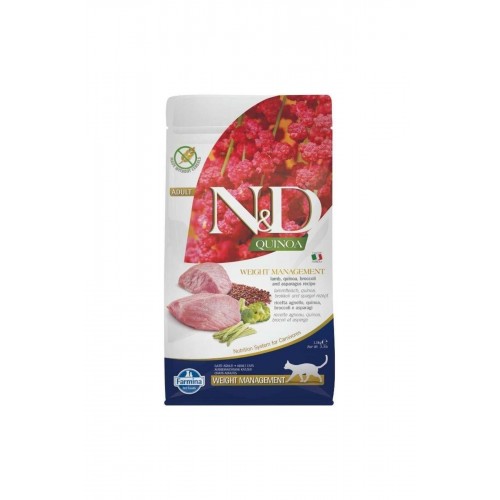 Quinoa Tahılsız Weight Management Kuzulu Yetişkin Kedi Maması 1,5 Kg Quinoa Tahılsız Weight Management Kuzulu Yetişkin Kedi Maması 1,5 Kg