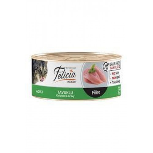 Felicia Tahılsız Konserve Yetişkin Kedi Maması 24x85gr Karma Paket Felicia Tahılsız Konserve Yetişkin Kedi Maması 24x85gr Karma Paket