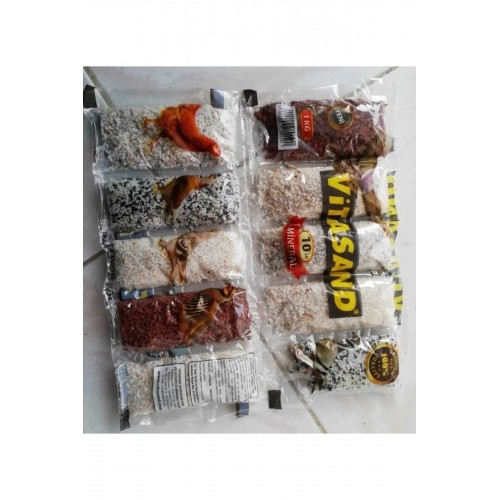 10 Lu Mineral Taşı Hasta Kırgın Kuş Güvercin Tavuk Ufak Parçacıklı Kil Minaral Taşı Süper Fiyat