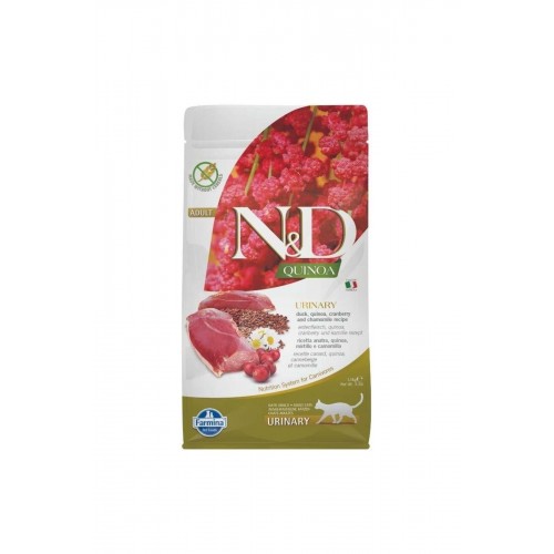 Quinoa Tahılsız Urinary Ördekli Yetişkin Kedi Maması 1,5 Kg Quinoa Tahılsız Urinary Ördekli Yetişkin Kedi Maması 1,5 Kg