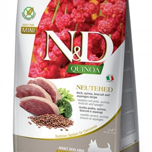 ND Quinoa Mini Ördek Ve Brokoli Yetişkin Kısırlaştırılmış Köpek Maması 2.5 Kg