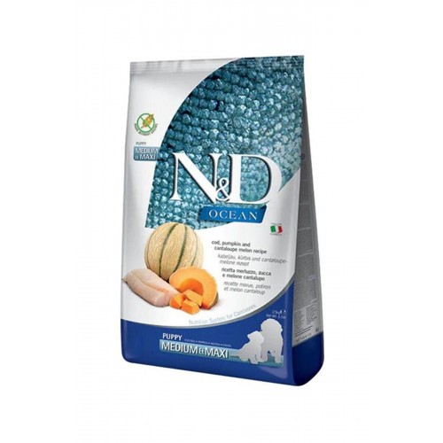 Nd Dog Ocean Puppy Med/maxi Morina Balıklı&kavun Köpek 2.5 Kg Nd Dog Ocean Puppy Med/maxi Morina Balıklı&kavun Köpek 2.5 Kg