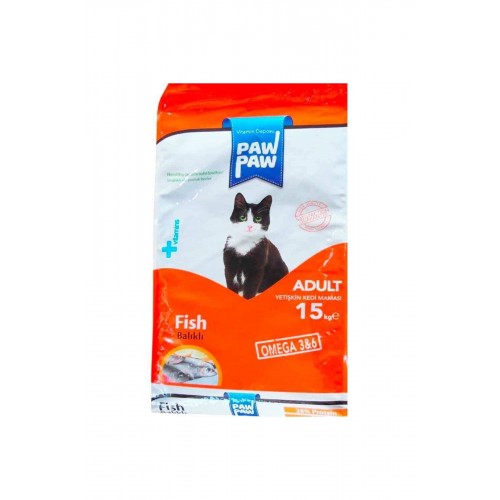 Pawpaw Balıklı Yetişkin Kedi Maması 15 kg Pawpaw Balıklı Yetişkin Kedi Maması 15 kg