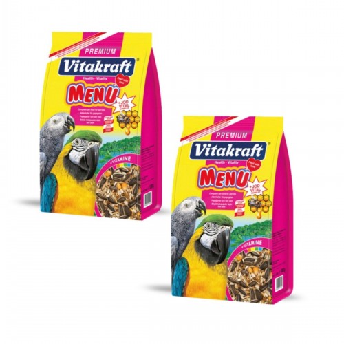 Menu Premium Papağan Yemi 1000 gr X 2 Adet Menu Premium Papağan Yemi 1000 gr X 2 Adet