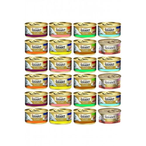 Purina Gold 24x85gr Karışık Paket Purina Gold 24x85gr Karışık Paket
