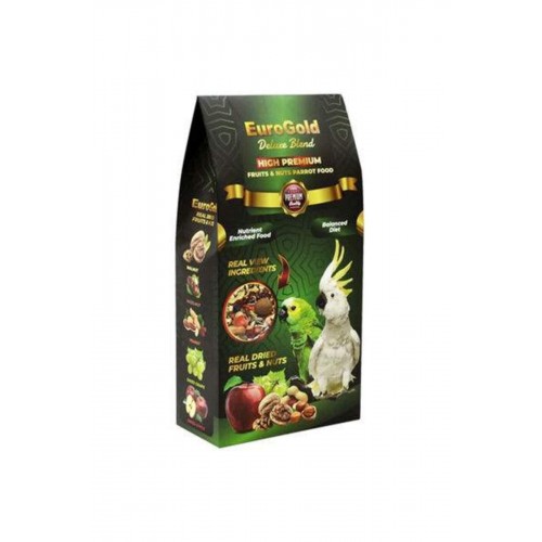 Deluxe Blend Fruits & Nuts Meyveli Ve Kuruyemişli Papağan Yemi 650 gr Deluxe Blend Fruits & Nuts Meyveli Ve Kuruyemişli Papağan Yemi 650 gr