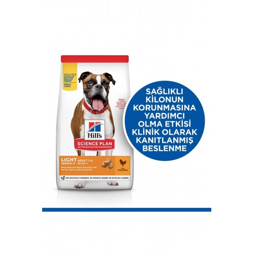 SCIENCE PLAN Light Tavuklu Orta Irk Yetişkin Köpek Maması 2.5 Kg SCIENCE PLAN Light Tavuklu Orta Irk Yetişkin Köpek Maması 2.5 Kg