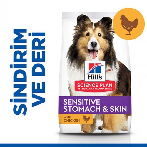 Hill’s Scıence Plan Adult Medium Sensitive Stomach & Skin Chicken Hassas Yetişkin Köpek Maması 2,5 K