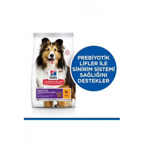 Hill’s Scıence Plan Adult Medium Sensitive Stomach & Skin Chicken Hassas Yetişkin Köpek Maması 2,5 K Hill’s Scıence Plan Adult Medium Sensitive Stomach & Skin Chicken Hassas Yetişkin Köpek Maması 2,5 K