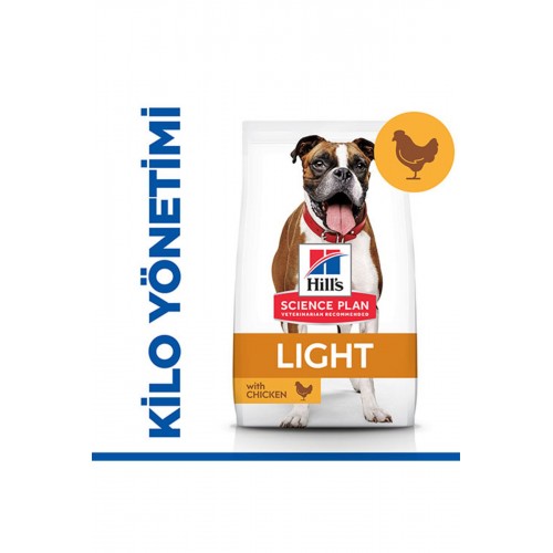 Hill’s Scıence Plan Adult Light Medium Chicken Orta Irk Tavuklu Light Köpek Maması 14 Kg