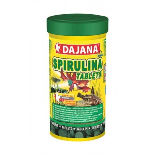 Dajana Bitkisel Tablet Balık Yemi Spirulina Tablets 100ml 50gr Dajana Bitkisel Tablet Balık Yemi Spirulina Tablets 100ml 50gr
