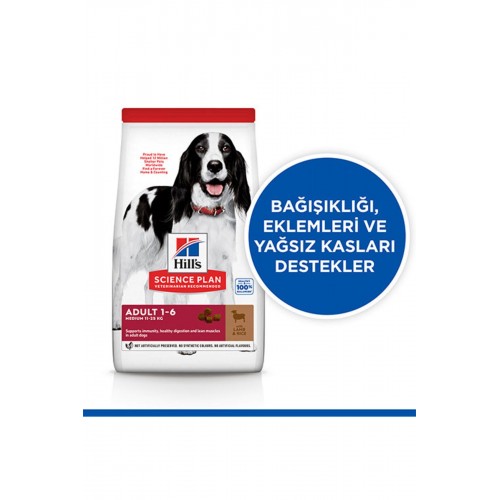 Hill’s Scıence Plan Adult Medium Lamb & Rice Orta Irk Kuzulu Yetişkin Köpek Maması 2,5 Kg Hill’s Scıence Plan Adult Medium Lamb & Rice Orta Irk Kuzulu Yetişkin Köpek Maması 2,5 Kg