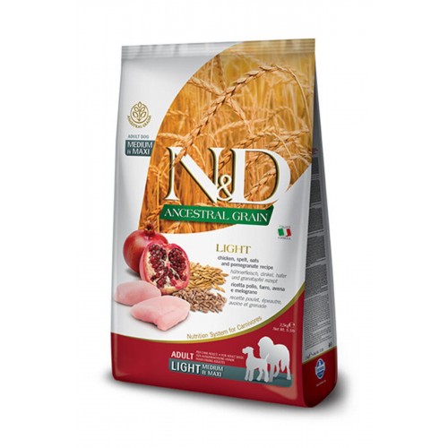 Düşük Tahıllı Light Tavuk Ve Narlı Diyet Köpek Maması 2.5 kg Düşük Tahıllı Light Tavuk Ve Narlı Diyet Köpek Maması 2.5 kg