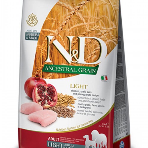 Düşük Tahıllı Light Tavuk Ve Narlı Diyet Köpek Maması 2.5 kg