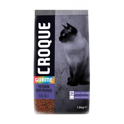 Croque Kedi Gurme Balıklı 1.5 Kg Croque Kedi Gurme Balıklı 1.5 Kg