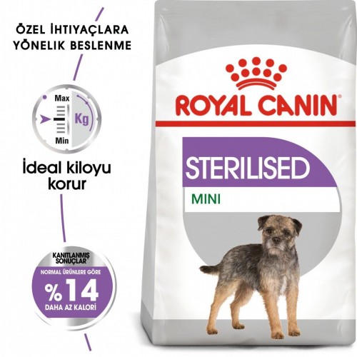Mini Küçük Irk Kısırlaştırılmış Köpek Maması 3kg