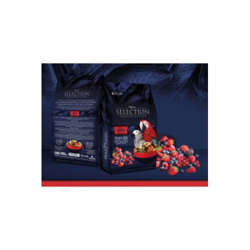 Selection 10 Çeşit Gerçek Meyveli Papağan Yemi 750 gr Selection 10 Çeşit Gerçek Meyveli Papağan Yemi 750 gr