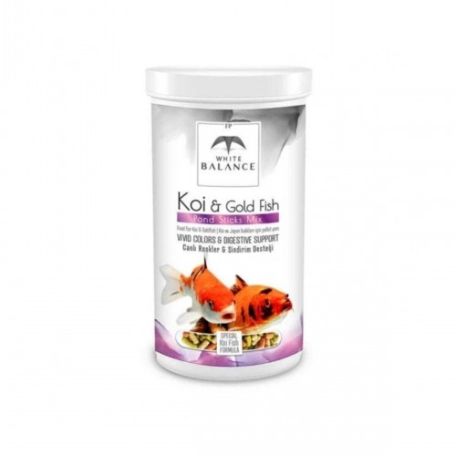 Koi-gold Fish Pond Sticks Mix Japon Balık Yemi 1000ml Koi-gold Fish Pond Sticks Mix Japon Balık Yemi 1000ml