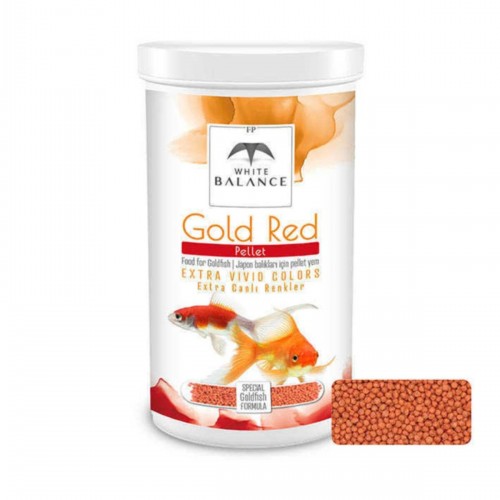 Japon Balığı Gold Red Pellets Yemi 250ml Japon Balığı Gold Red Pellets Yemi 250ml