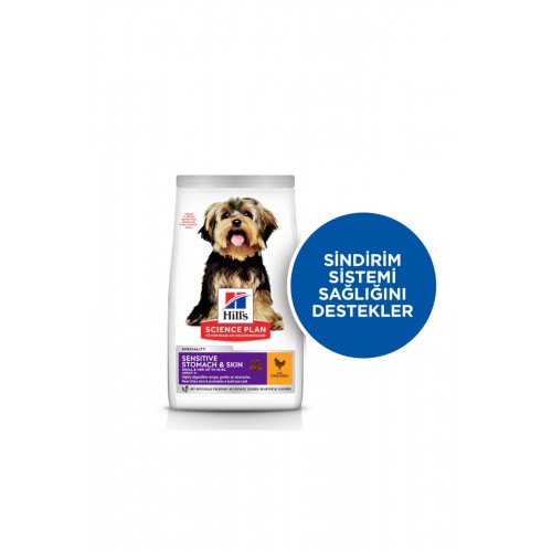 SCIENCE PLAN Mide ve Deri Hassasiyeti Tavuklu Küçük ve Mini Irk Yetişkin Köpek Maması 1.5 kg SCIENCE PLAN Mide ve Deri Hassasiyeti Tavuklu Küçük ve Mini Irk Yetişkin Köpek Maması 1.5 kg