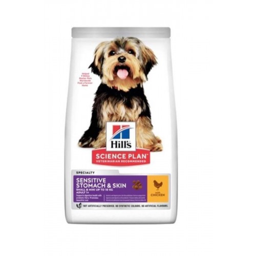 SCIENCE PLAN Mide ve Deri Hassasiyeti Tavuklu Küçük ve Mini Irk Yetişkin Köpek Maması 1.5 kg SCIENCE PLAN Mide ve Deri Hassasiyeti Tavuklu Küçük ve Mini Irk Yetişkin Köpek Maması 1.5 kg