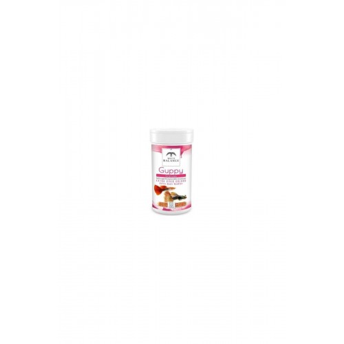 Guppy Granules 100 Ml (50gr) Lepistes Yemi Guppy Granules 100 Ml (50gr) Lepistes Yemi