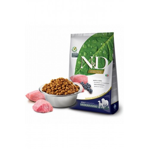 Prime Medium Maxi Kuzulu Yaban Mersinli Tahılsız Yetişkin Köpek Maması 2,5 Kg Prime Medium Maxi Kuzulu Yaban Mersinli Tahılsız Yetişkin Köpek Maması 2,5 Kg