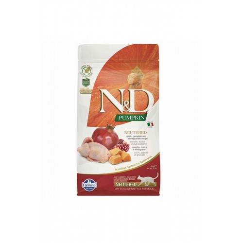 Pumpkin Balkabaklı Bıldırcınlı Narlı Tahılsız Kısırlaştırılmış Kedi Maması 5 Kg Pumpkin Balkabaklı Bıldırcınlı Narlı Tahılsız Kısırlaştırılmış Kedi Maması 5 Kg