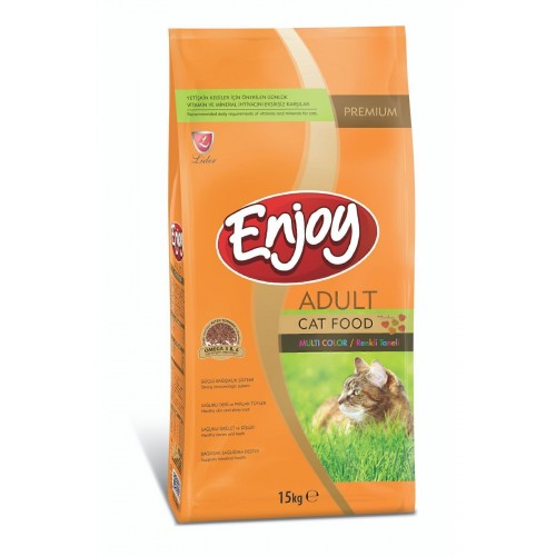Tavuklu Yetişkin Çok Renkli Kedi Maması 15 Kg