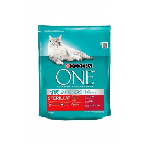 Sığır Etli Kısırlaştırılmış Yetişkin Kedi Maması 800 gr Sığır Etli Kısırlaştırılmış Yetişkin Kedi Maması 800 gr