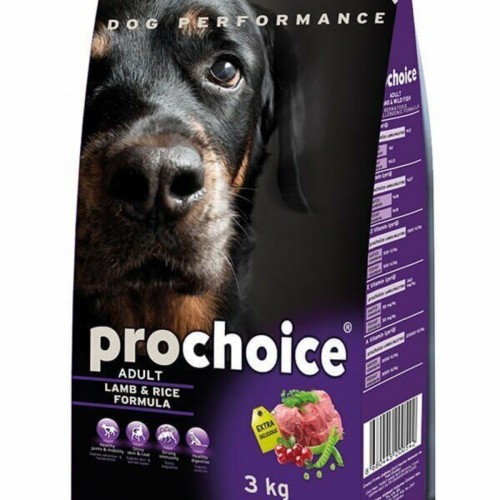 Pro Choice Adult Lamb Kuzu Etli Yetişkin Köpek Maması 3 Kg Pro Choice Adult Lamb Kuzu Etli Yetişkin Köpek Maması 3 Kg