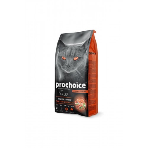 Pro Choice Pro 33 Adult Sterilised Salmonlu Ve Karidesli Kısırlaştırılmış Kedi Maması 2 Kg Pro Choice Pro 33 Adult Sterilised Salmonlu Ve Karidesli Kısırlaştırılmış Kedi Maması 2 Kg