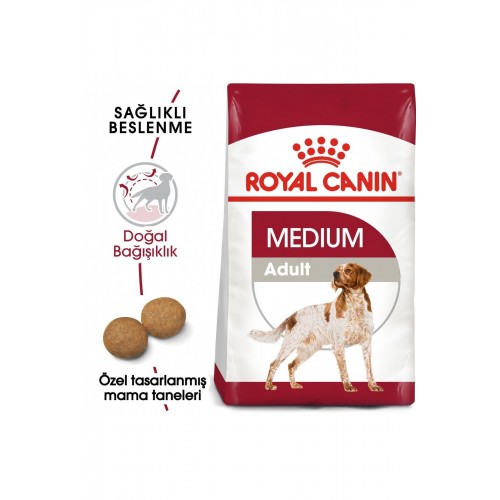 Medium Orta Irk Yetişkin Köpek Maması 15kg Medium Orta Irk Yetişkin Köpek Maması 15kg