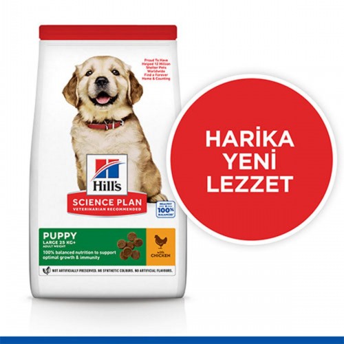 Hill’s Scıence Plan Puppy Large Breed Chicken Büyük Irk Tavuklu Yavru Köpek Maması 2,5 Kg
